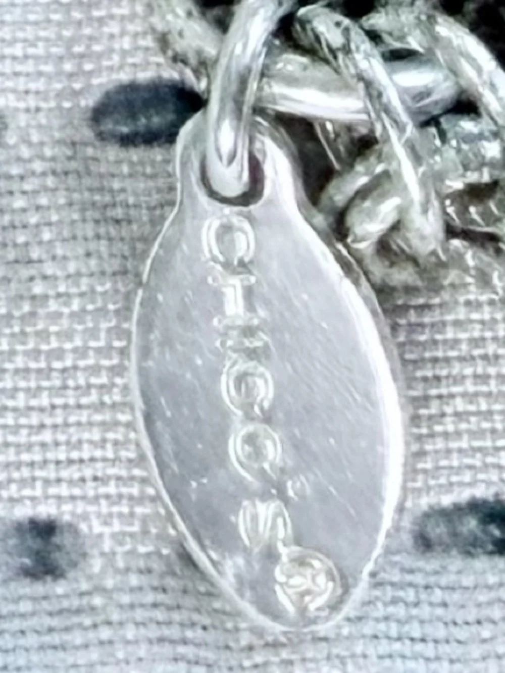 Chico’s Statement Clear and Silver Multi-Strand Necklace
